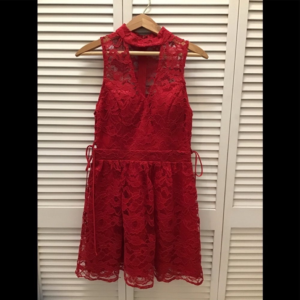 Red dress